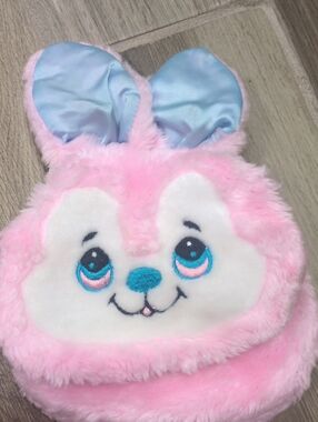 Adorable Pink Bunny Plush Crossbody Bag for Kids